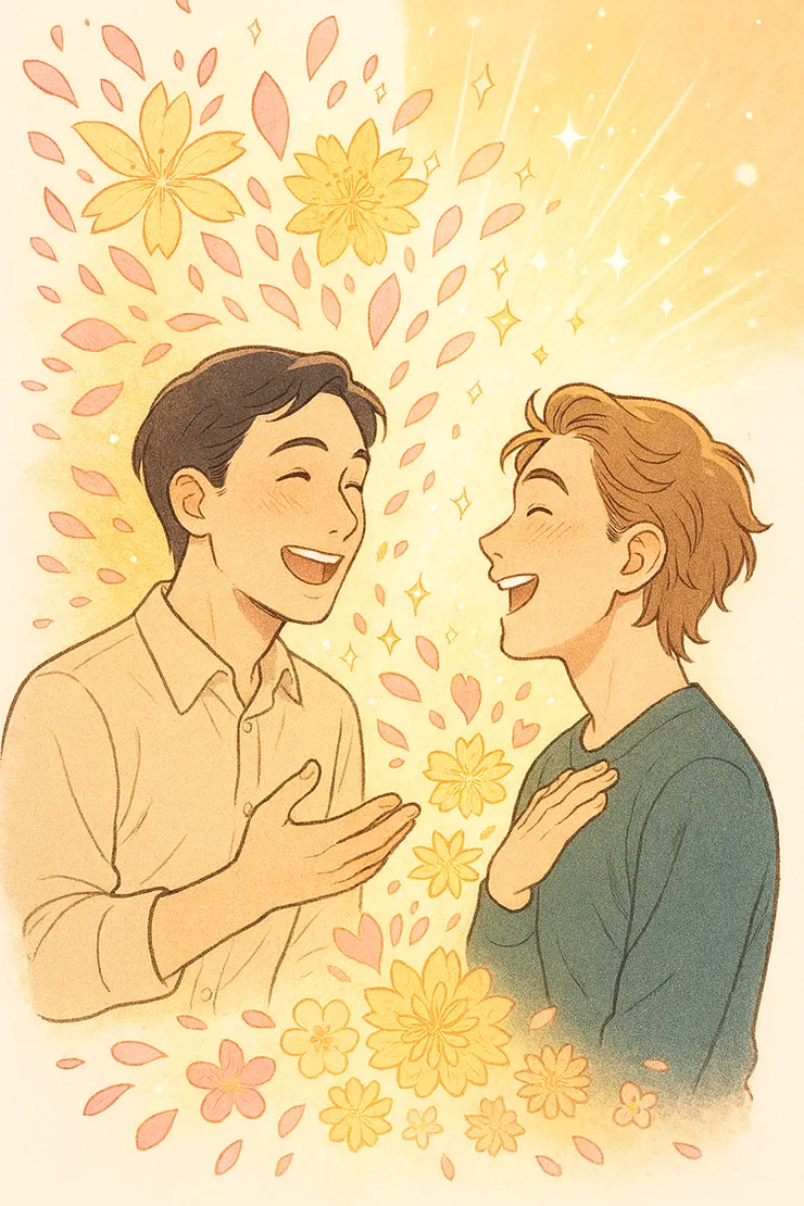 令人賞心悅耳的話語 (小昕咒語Copilot繪圖)