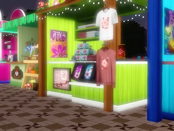 看,這檔是賣自家設計的T恤。