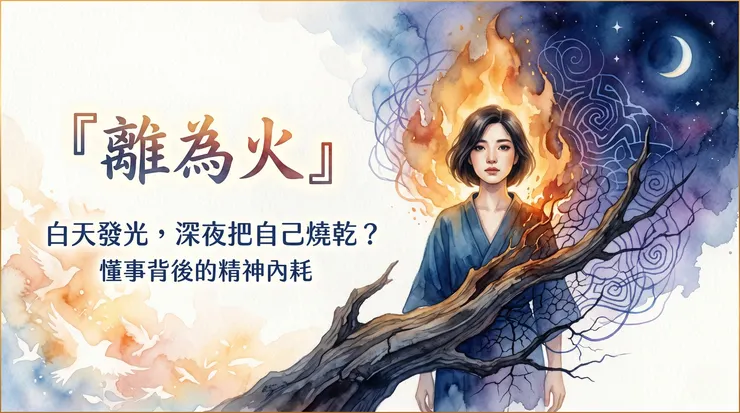 圖說：白天看似游刃有餘，深夜卻陷入精神內耗。那些看起來很穩的人，有時只是把疲憊藏得更深。