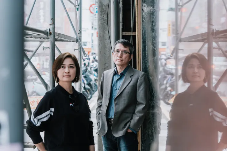 製片阮金紅與導演蔡崇隆