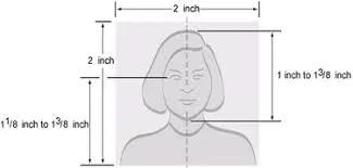 美簽照片規定 (圖源 : USTravelDocs)