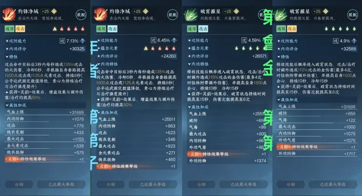 內功詞條進度條範例