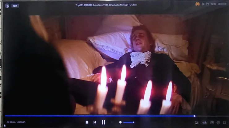 《莫札特傳》（Amadeus, 1984）電影截圖(李建崑攝影)