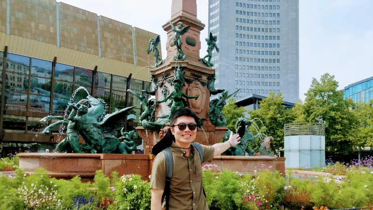 門德噴泉Mendebrunnen建於1886年