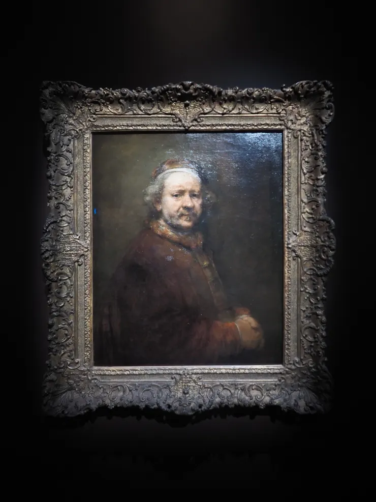 伦勃朗《六十三岁的自画像》