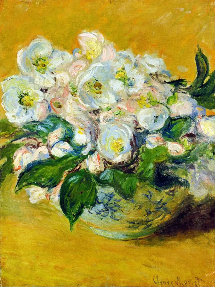 Claude Monet, "Christmas Roses", 1883
