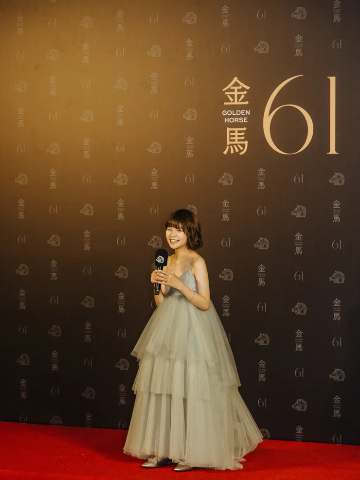 第 61 屆金馬獎最佳新演員獎得主鄭又菲。／攝影 朱學文