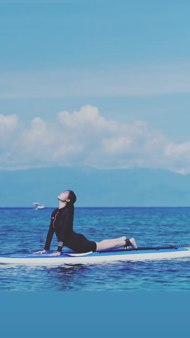 Sup Yoga = Fun + Challenge + Joy  