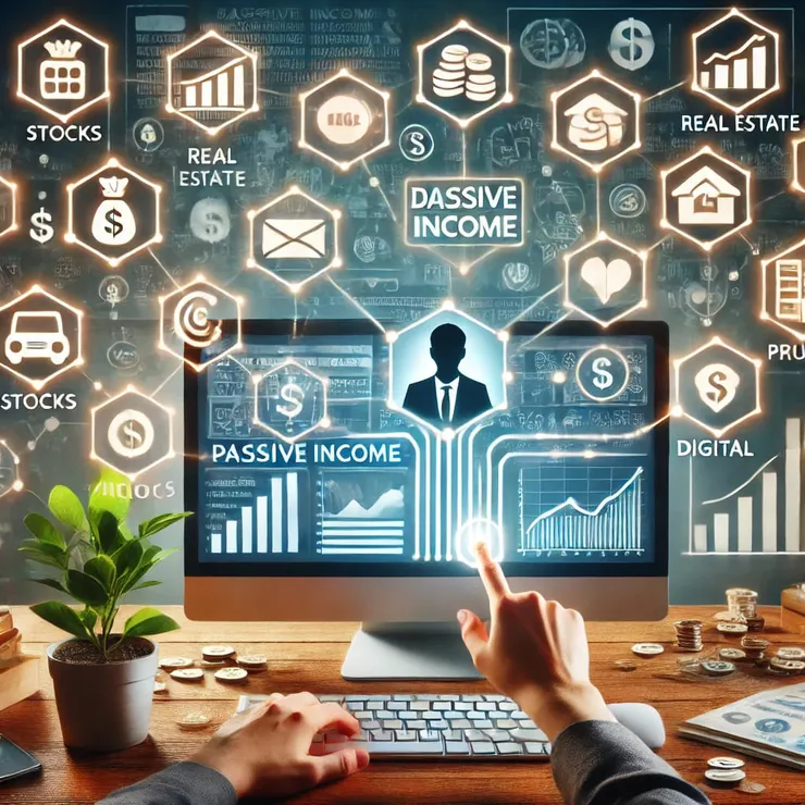 建立4種被動收入來源的方法,如租金收入、股息、版稅