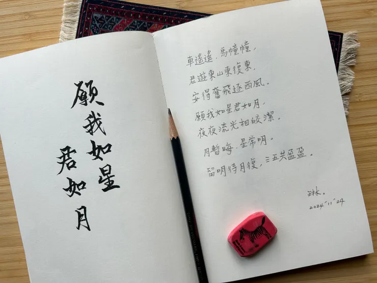 我偷師張炳煌大師的「願」，寫得可像？