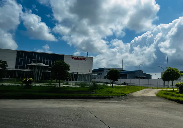 日本知名食品養樂多公司位於緬甸迪拉瓦經濟特區的辦公室及廠房