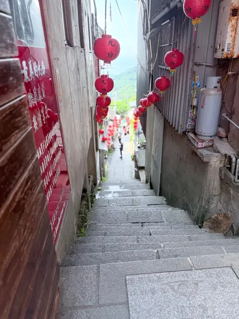 走不完的石階,苦了我的一雙腿。