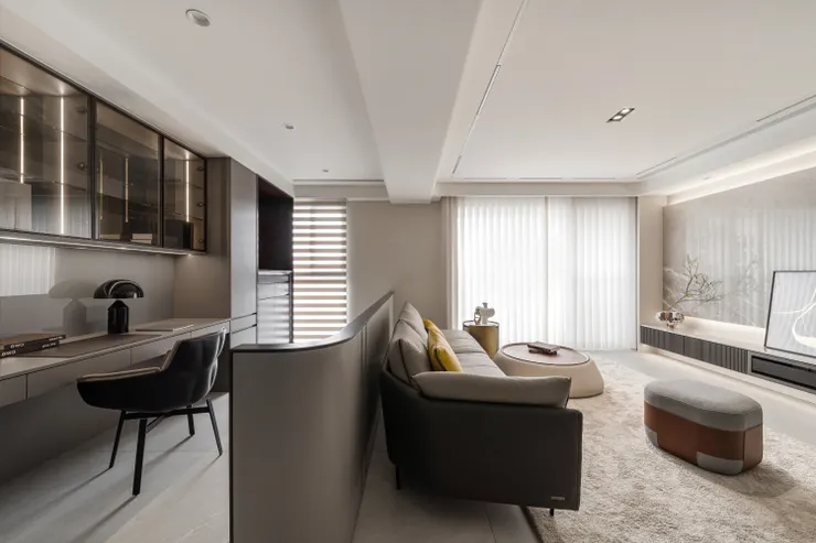 ▲沙發背牆室內設計案例<水精湛>