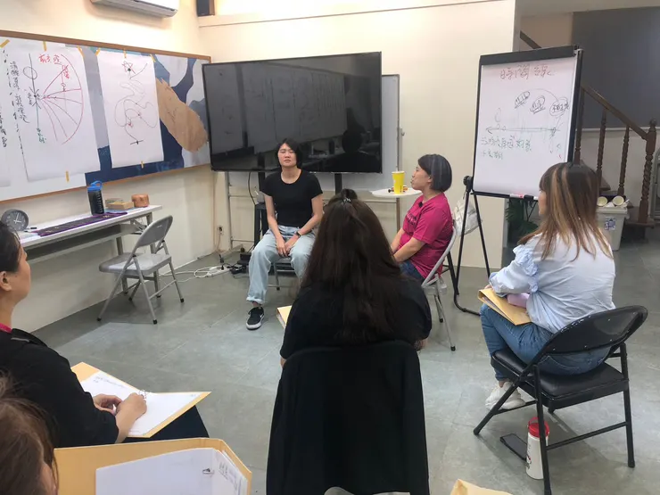 老師拿我做教學示範。