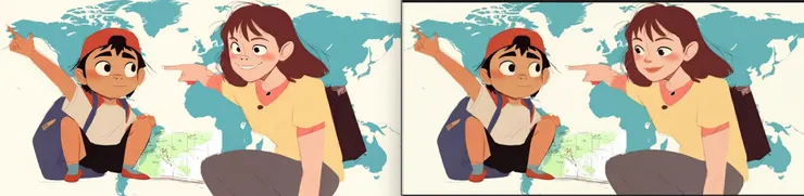 左圖根本柯南裡的壞人臉😂，試了幾個AI工具，還是banana比較聰明