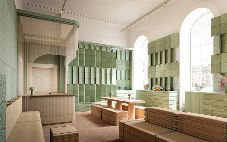 Tola Ojuolape Studio 設計的 Collectors Lounge