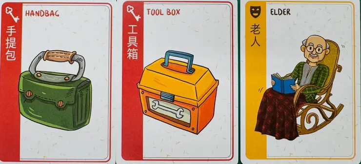 老人打開手提包，將自己縮小到工具箱裡，進行任務。