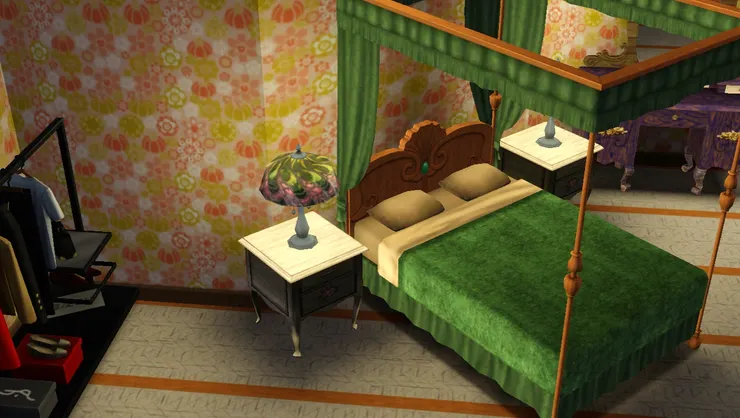 綠色的天鵝絨很高貴。