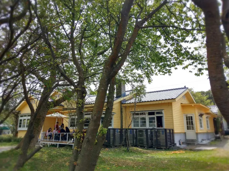 位於陽明山的美軍宿舍群(2020年。筆者拍攝)