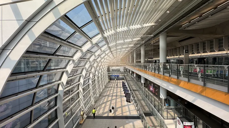 香港國際機場 . 很喜歡的一個角落