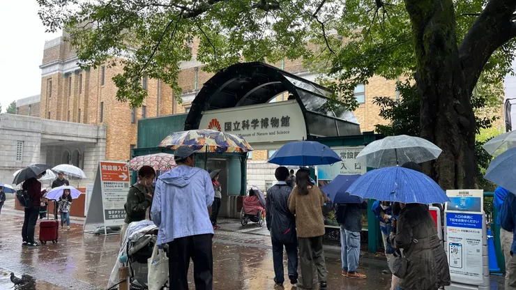 交通方便的國立科學博物館,很適合作為東京的雨天備案。
