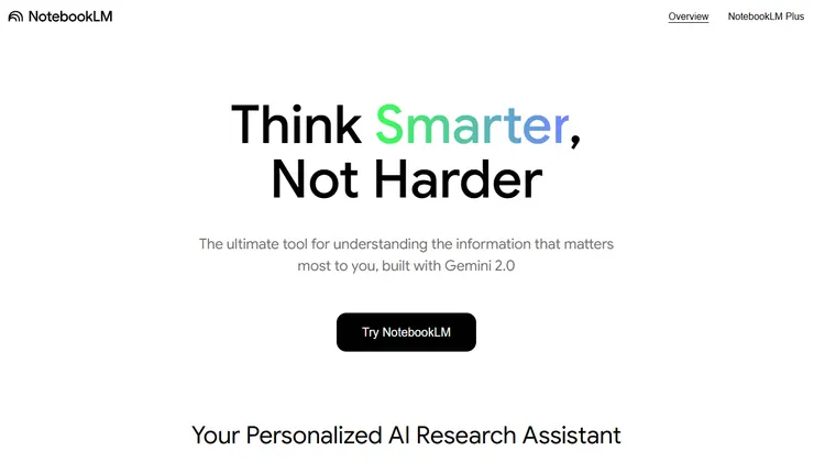 按圖片即可連結到NotebookLM網頁