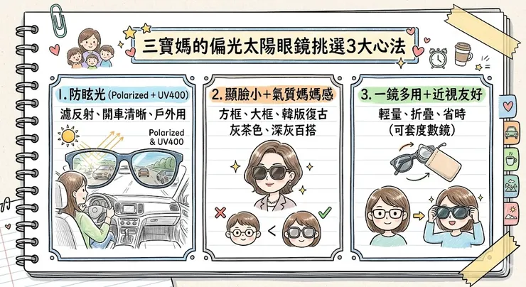 偏光太陽眼鏡挑選心法