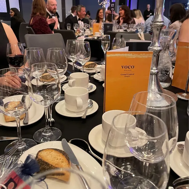 非常精緻的晚宴。