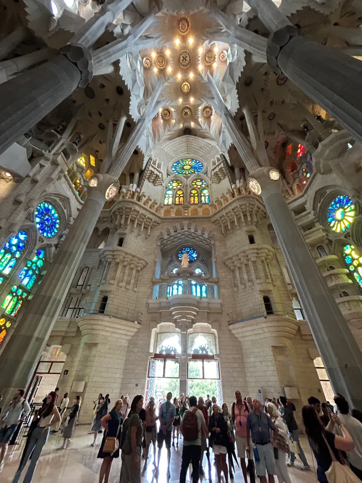 聖家堂內部 (攝於去年7月)