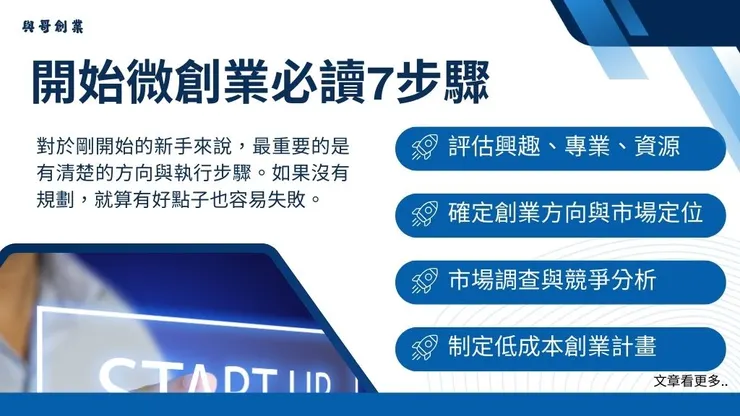 微創業是什麼?6步驟開始經營微型創業品牌2