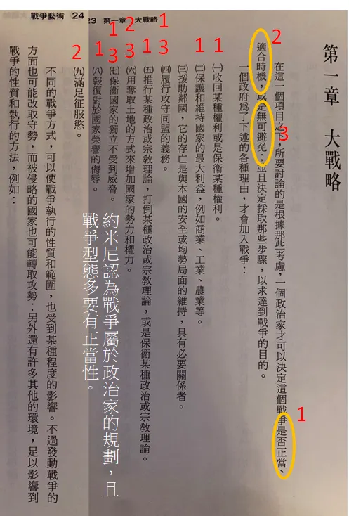 《戰爭藝術》，麥田。約米尼著，紐先鍾譯。