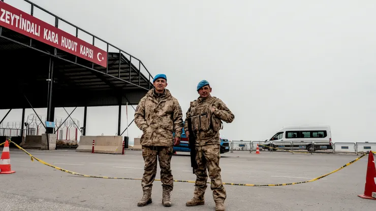 駐紮在邊境的土耳其士兵