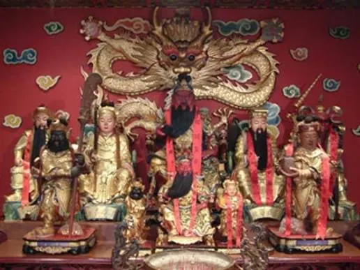 五聖恩主公（圖片截圖於網路）