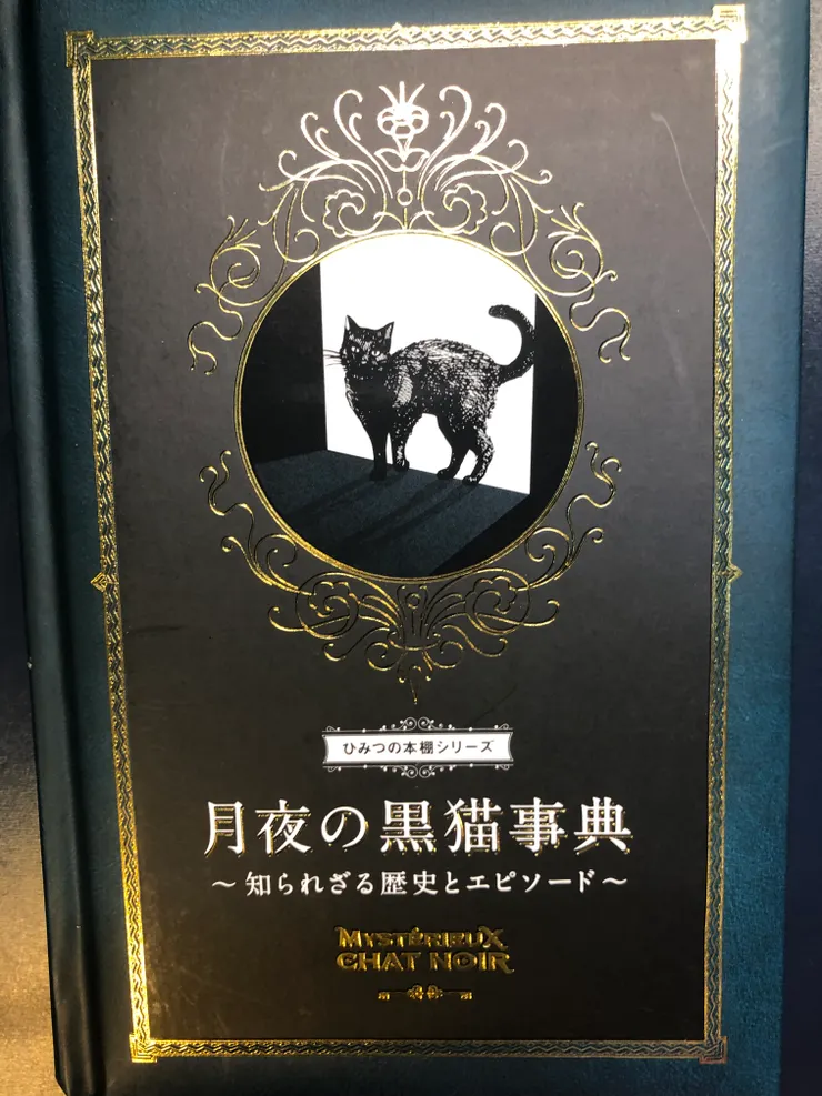 店內還有這種「禮物等級」的貓咪書,書封是跟貓肉球一樣柔軟又有彈性的精裝材質,內容則是完全針對「黑貓」去蒐集的資料