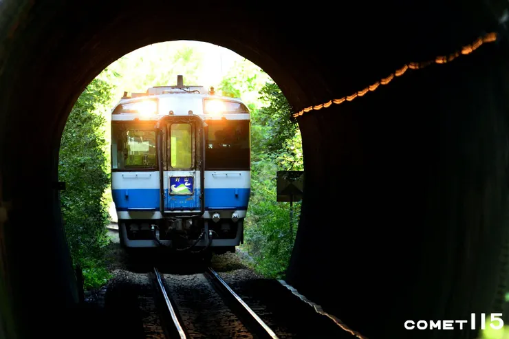 全縣境內完全沒有電車的德島縣，同時也是追尋日本國鐵餘韻的最後聖地之一(攝於穴吹=川田)