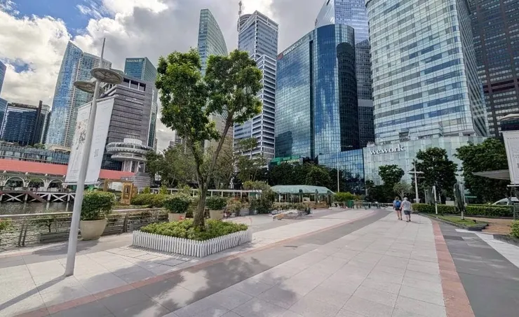 高樓林立的濱海灣建築