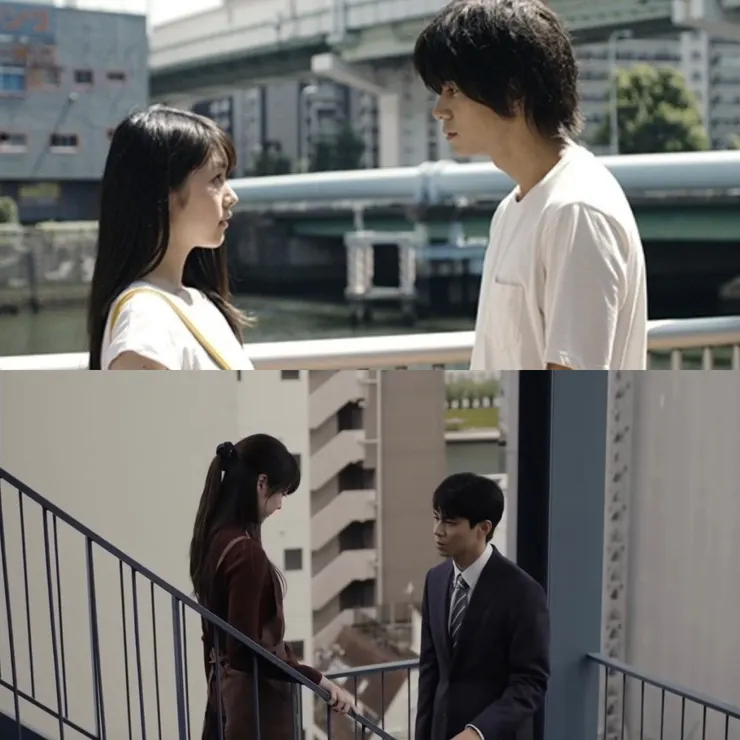 (上圖為朝子與麥;下圖為朝子與亮平)