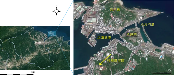 八尺門位置圖（圖片來源：原住民文獻）