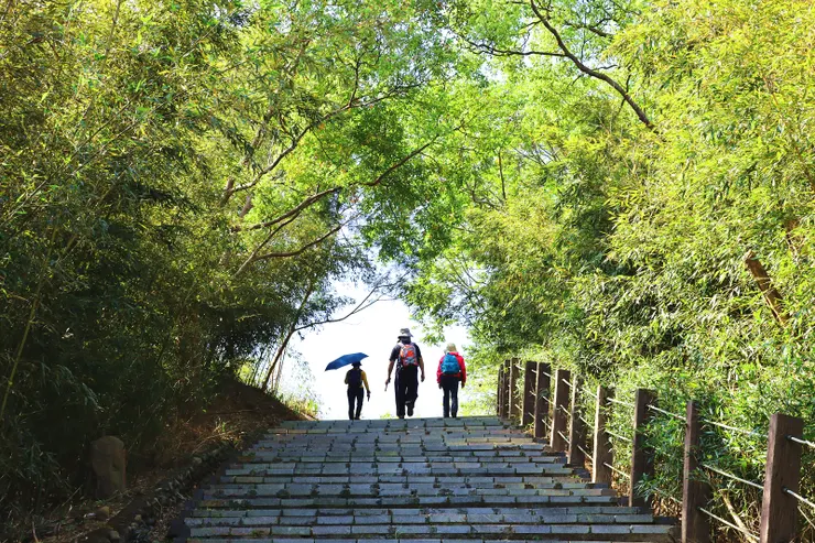 輕鬆好走的墨硯古道非常適合春季踏青。