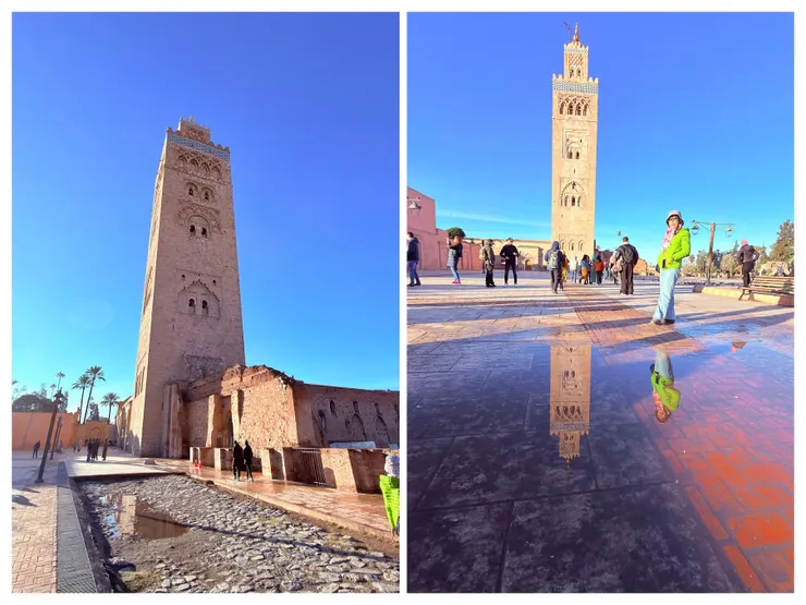 宣禮塔和積水倒影