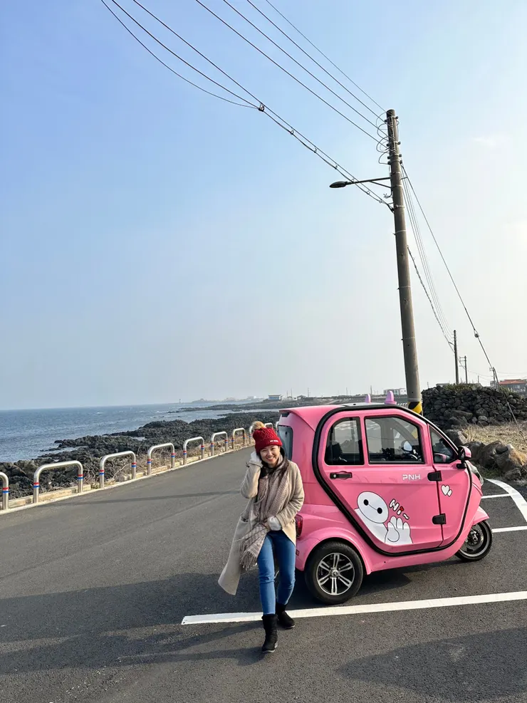 非常推薦租借可愛的電動機車