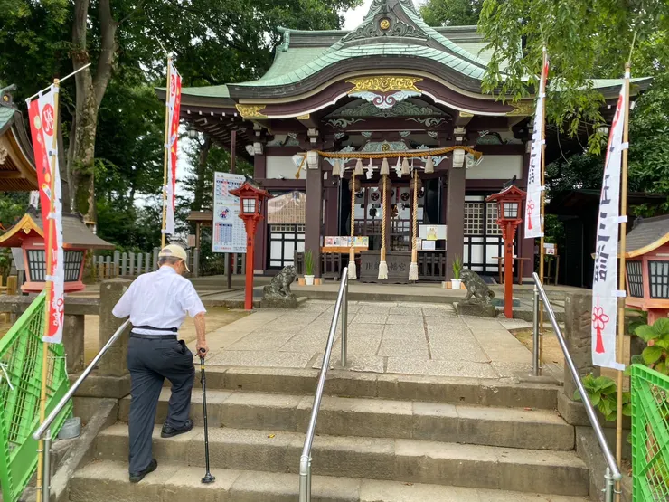 川越八幡宮亦是祈求腰腿健康的有名神社