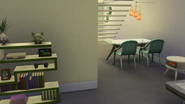 原來房子放模型櫃和衣櫃的地方,這次我放了書櫃。