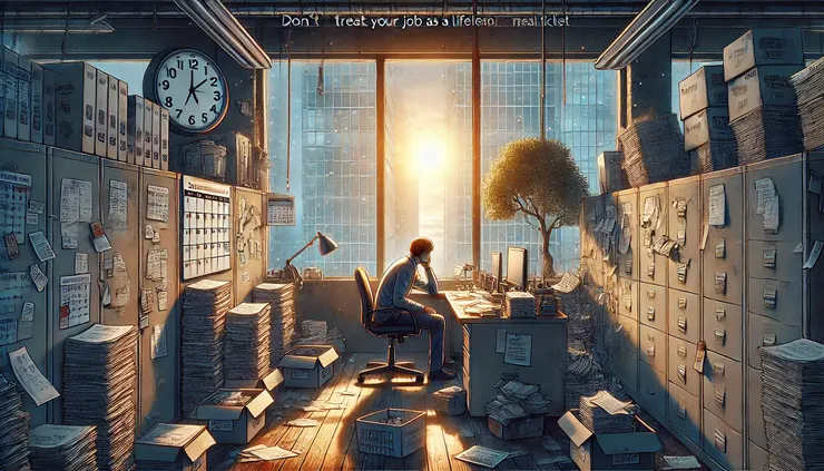 別把職場當終身飯票。