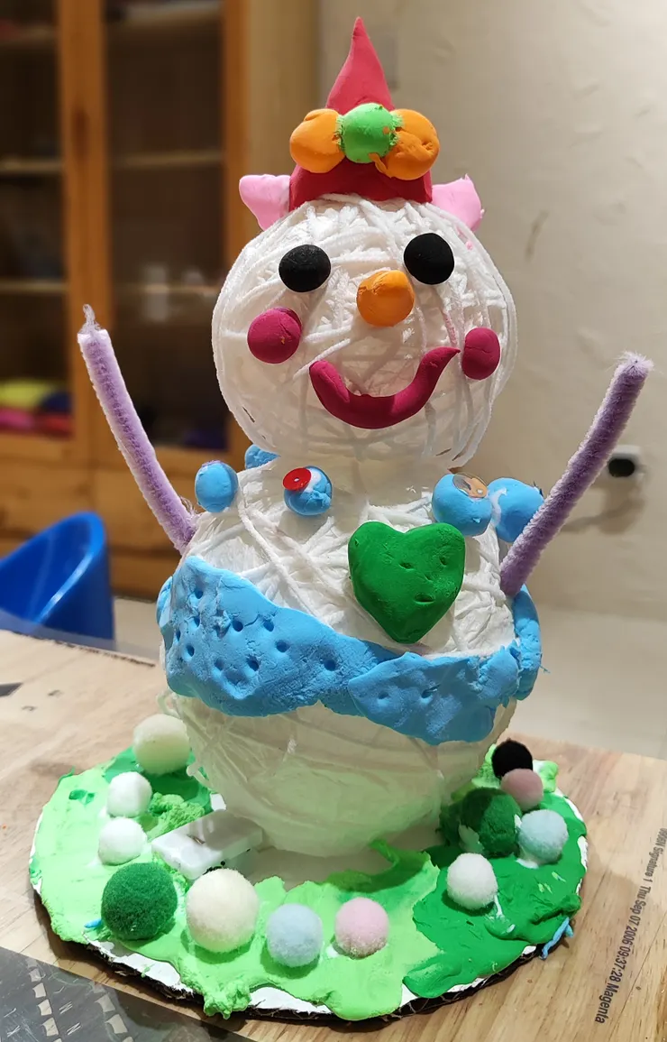 雪人(有蝴蝶結是女生，愛心按下去的話可以飛)