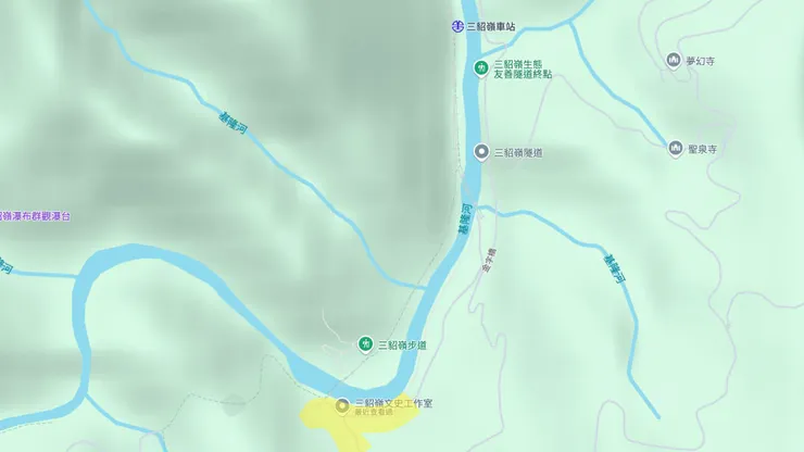 三貂嶺賞螢位置