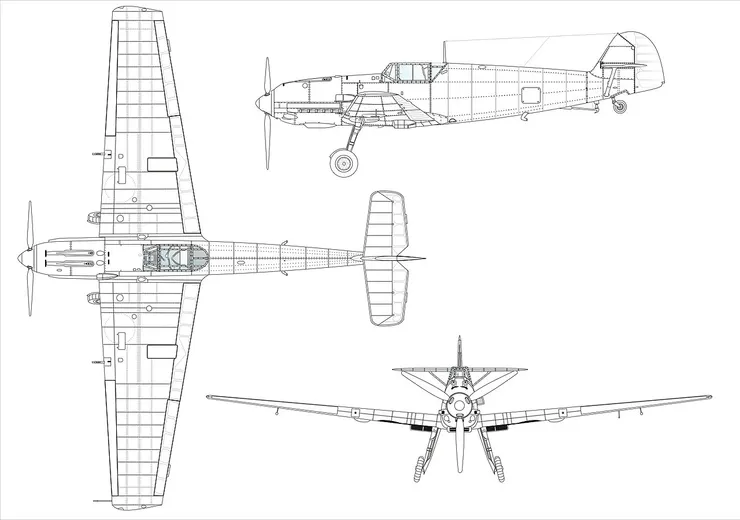 Bf-109T-1艦載機