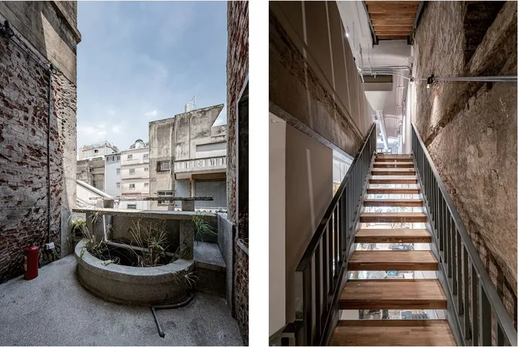 刻意保留了過去的痕跡,低調展示著建物的歷史紋理。(圖/原點出版《老屋熟成》)