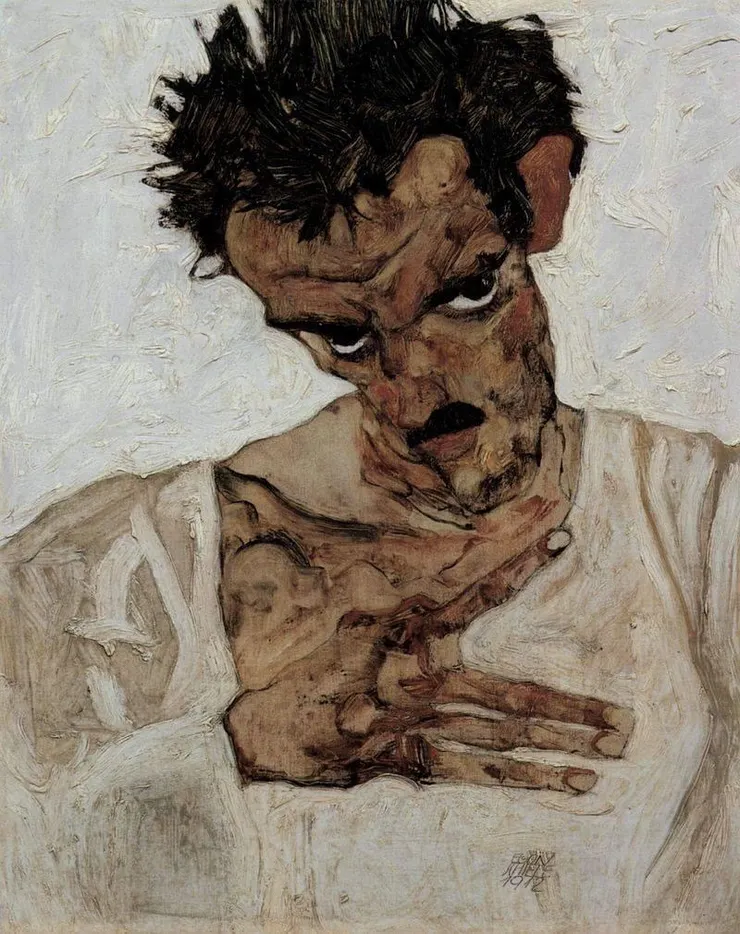 Egon Schiele 自畫像