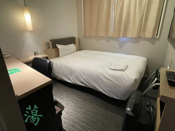 今天的旅館房間。